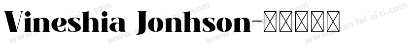 Vineshia Jonhson字体转换